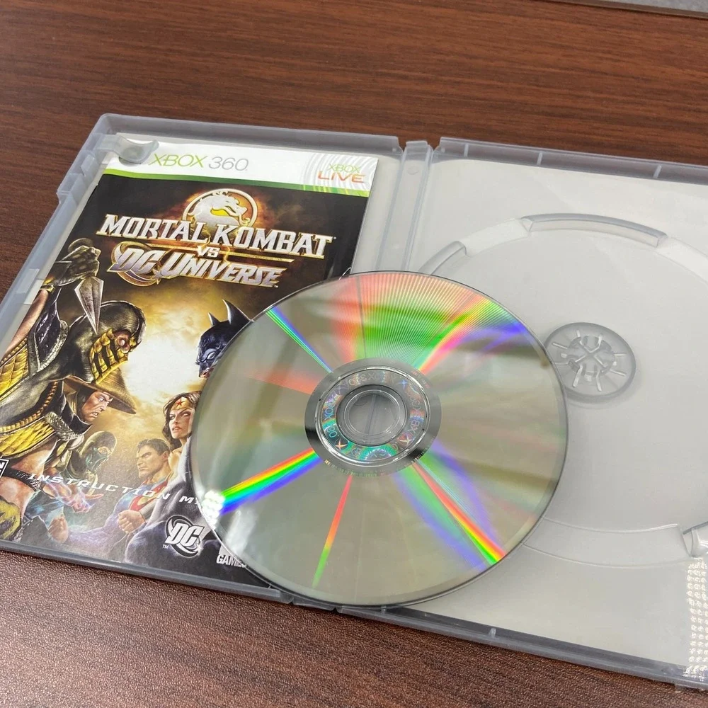 Mortal Kombat Vs DC Universe Midway 2008 Microsoft Xbox 360 Fighting Video Game